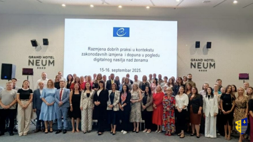Učešće predstavnica izvršne i zakonodavne vlasti BPK Goražde na konferenciji o tehnološki potpomognutom nasilju nad ženama i djevojčicama