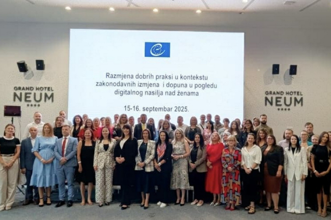 Učešće predstavnica izvršne i zakonodavne vlasti BPK Goražde na konferenciji o tehnološki potpomognutom nasilju nad ženama i djevojčicama